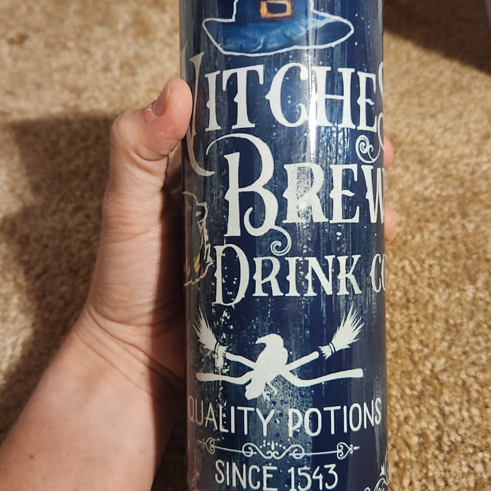 Blue Witches Brew Drink Canister